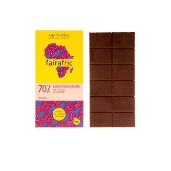 FAIRAFRIC Zartbitter Schokolade 70% BIO 80g