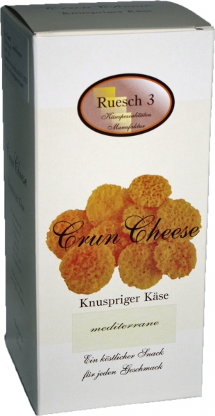 RUESCH 3 CrunCheese knuspriger Käse aus 100% Gouda "mediterran" 90g
