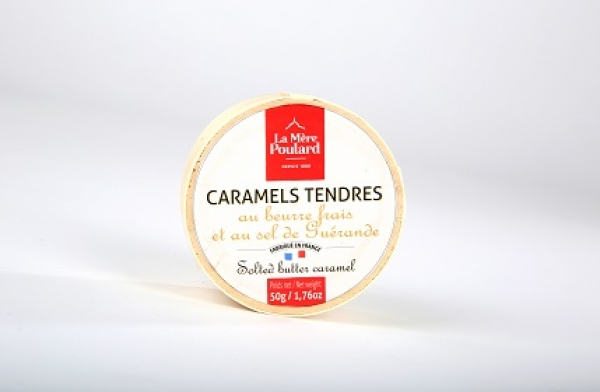 LA MERE POULARD Weiches Mini Karamell mit Salzbutter 50g