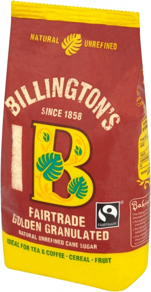 BILLINGTONS Fairtrade Golden Granulated Zucker 500g