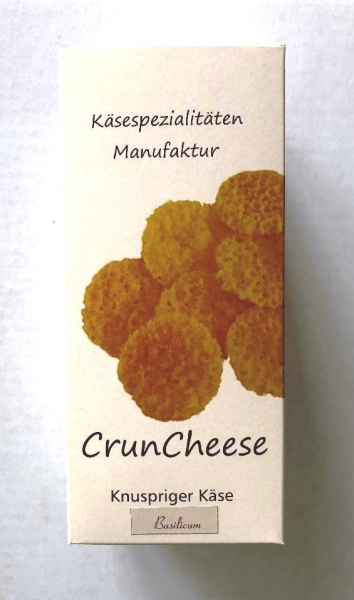RUESCH 3 CrunCheese knuspriger Käse aus 100% Gouda mit Basilikum 90g