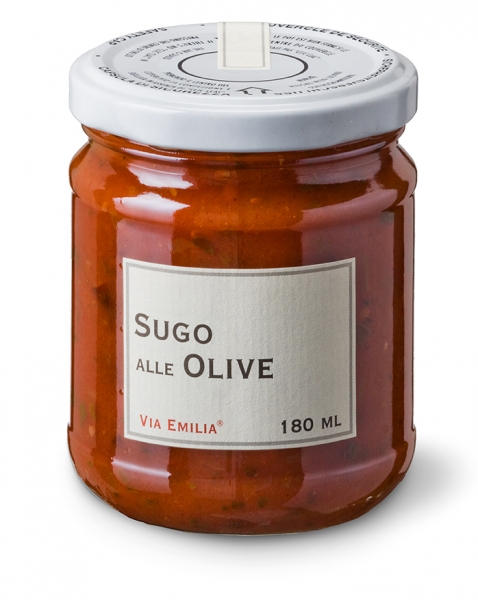 VIA EMILIA Tomatensauce mit Oliven 180ml